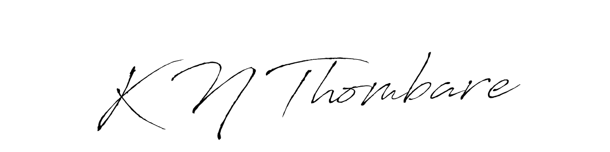 How to Draw K N Thombare signature style? Antro_Vectra is a latest design signature styles for name K N Thombare. K N Thombare signature style 6 images and pictures png
