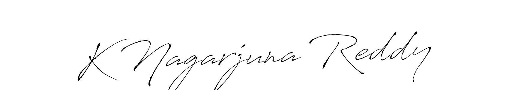 This is the best signature style for the K Nagarjuna Reddy name. Also you like these signature font (Antro_Vectra). Mix name signature. K Nagarjuna Reddy signature style 6 images and pictures png