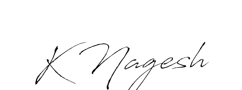 Design your own signature with our free online signature maker. With this signature software, you can create a handwritten (Antro_Vectra) signature for name K Nagesh. K Nagesh signature style 6 images and pictures png