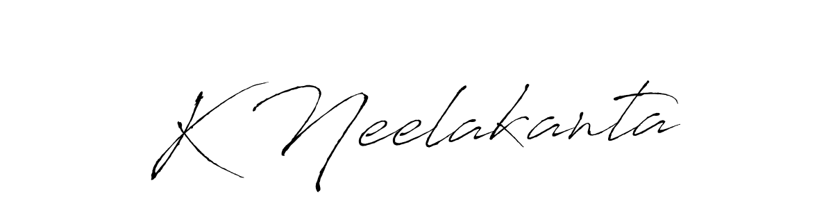 You should practise on your own different ways (Antro_Vectra) to write your name (K Neelakanta) in signature. don't let someone else do it for you. K Neelakanta signature style 6 images and pictures png