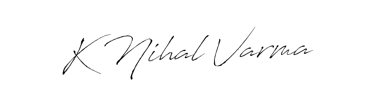 Once you've used our free online signature maker to create your best signature Antro_Vectra style, it's time to enjoy all of the benefits that K Nihal Varma name signing documents. K Nihal Varma signature style 6 images and pictures png