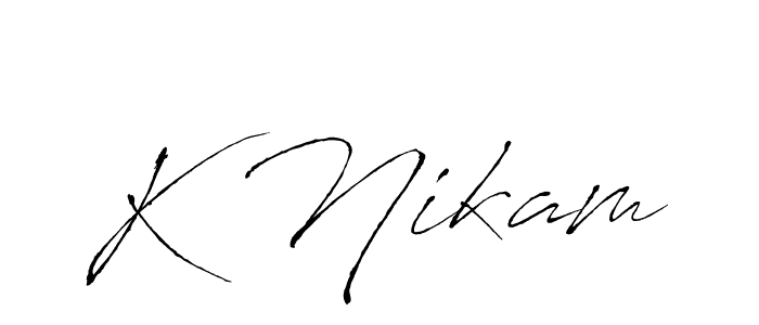 See photos of K Nikam official signature by Spectra . Check more albums & portfolios. Read reviews & check more about Antro_Vectra font. K Nikam signature style 6 images and pictures png