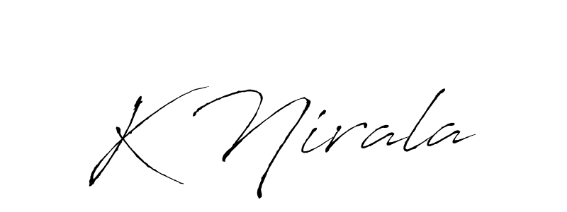 K Nirala stylish signature style. Best Handwritten Sign (Antro_Vectra) for my name. Handwritten Signature Collection Ideas for my name K Nirala. K Nirala signature style 6 images and pictures png