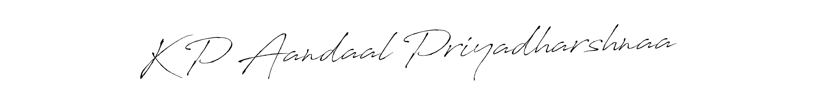 You should practise on your own different ways (Antro_Vectra) to write your name (K P Aandaal Priyadharshnaa) in signature. don't let someone else do it for you. K P Aandaal Priyadharshnaa signature style 6 images and pictures png