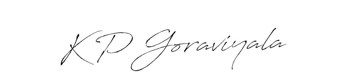 Similarly Antro_Vectra is the best handwritten signature design. Signature creator online .You can use it as an online autograph creator for name K P Goraviyala. K P Goraviyala signature style 6 images and pictures png