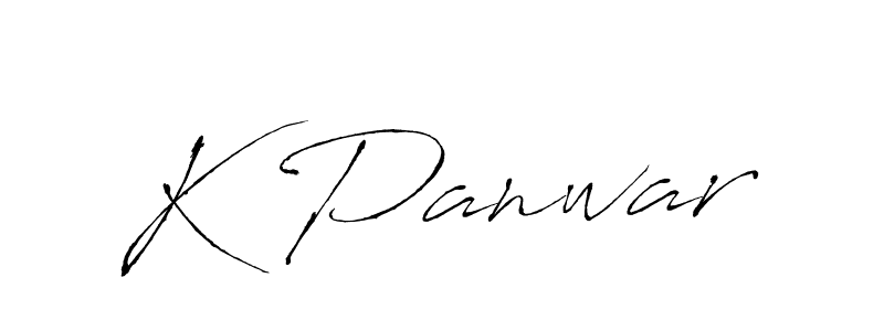 Also we have K Panwar name is the best signature style. Create professional handwritten signature collection using Antro_Vectra autograph style. K Panwar signature style 6 images and pictures png
