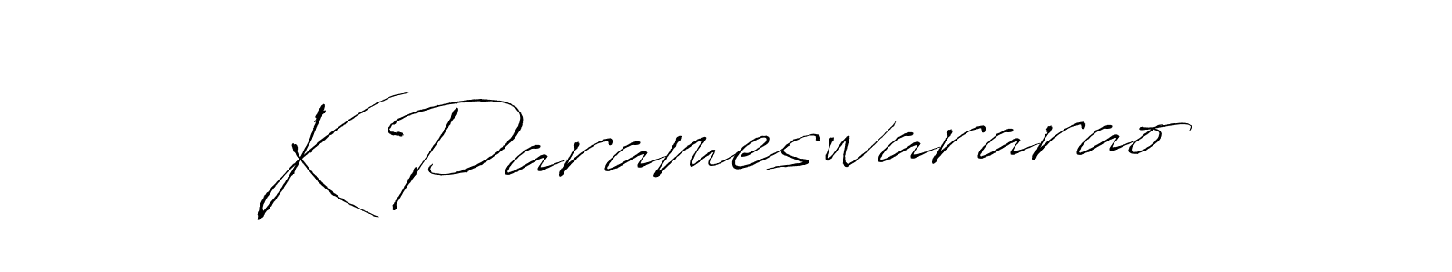 The best way (Antro_Vectra) to make a short signature is to pick only two or three words in your name. The name K Parameswararao include a total of six letters. For converting this name. K Parameswararao signature style 6 images and pictures png