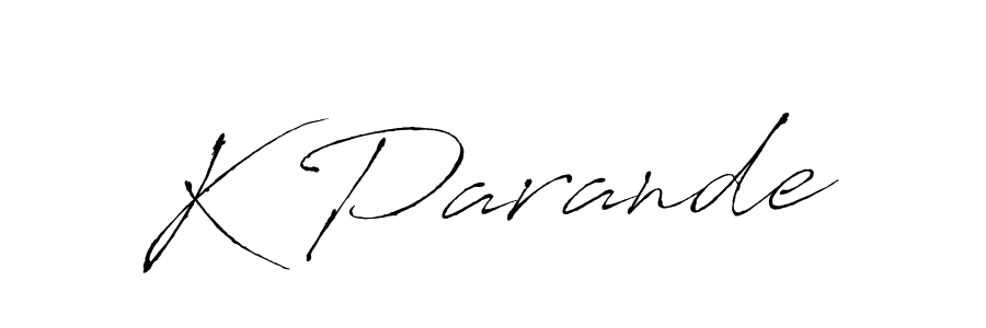 This is the best signature style for the K Parande name. Also you like these signature font (Antro_Vectra). Mix name signature. K Parande signature style 6 images and pictures png