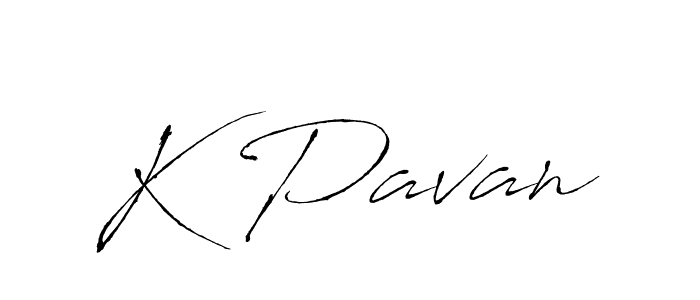 Antro_Vectra is a professional signature style that is perfect for those who want to add a touch of class to their signature. It is also a great choice for those who want to make their signature more unique. Get K Pavan name to fancy signature for free. K Pavan signature style 6 images and pictures png