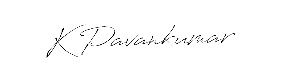 How to make K Pavankumar signature? Antro_Vectra is a professional autograph style. Create handwritten signature for K Pavankumar name. K Pavankumar signature style 6 images and pictures png