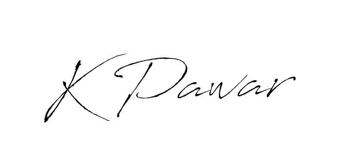 Antro_Vectra is a professional signature style that is perfect for those who want to add a touch of class to their signature. It is also a great choice for those who want to make their signature more unique. Get K Pawar name to fancy signature for free. K Pawar signature style 6 images and pictures png