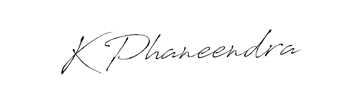 Use a signature maker to create a handwritten signature online. With this signature software, you can design (Antro_Vectra) your own signature for name K Phaneendra. K Phaneendra signature style 6 images and pictures png