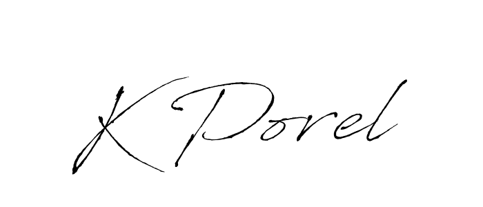 Best and Professional Signature Style for K Porel. Antro_Vectra Best Signature Style Collection. K Porel signature style 6 images and pictures png