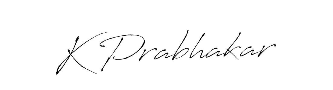 Also You can easily find your signature by using the search form. We will create K Prabhakar name handwritten signature images for you free of cost using Antro_Vectra sign style. K Prabhakar signature style 6 images and pictures png