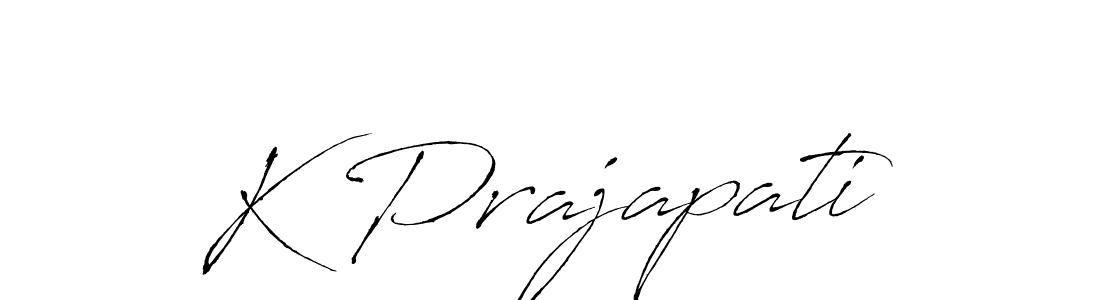 You can use this online signature creator to create a handwritten signature for the name K Prajapati. This is the best online autograph maker. K Prajapati signature style 6 images and pictures png