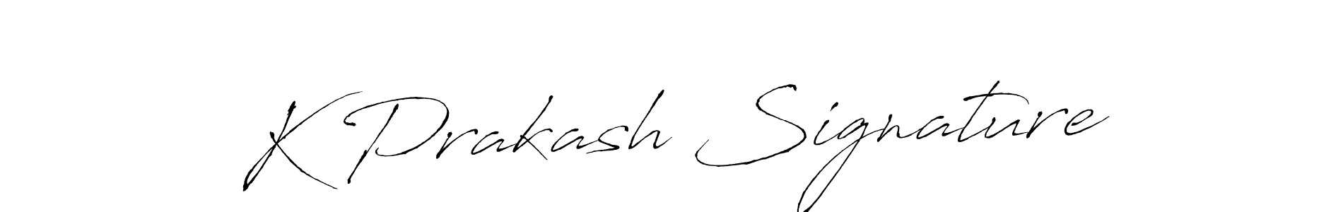 if you are searching for the best signature style for your name K Prakash Signature. so please give up your signature search. here we have designed multiple signature styles  using Antro_Vectra. K Prakash Signature signature style 6 images and pictures png
