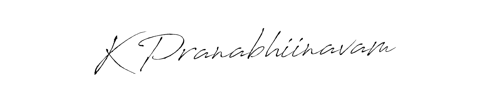 K Pranabhiinavam stylish signature style. Best Handwritten Sign (Antro_Vectra) for my name. Handwritten Signature Collection Ideas for my name K Pranabhiinavam. K Pranabhiinavam signature style 6 images and pictures png