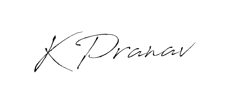 You should practise on your own different ways (Antro_Vectra) to write your name (K Pranav) in signature. don't let someone else do it for you. K Pranav signature style 6 images and pictures png