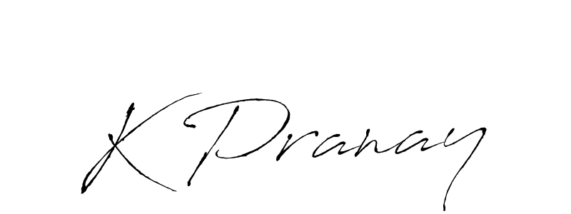 Similarly Antro_Vectra is the best handwritten signature design. Signature creator online .You can use it as an online autograph creator for name K Pranay. K Pranay signature style 6 images and pictures png