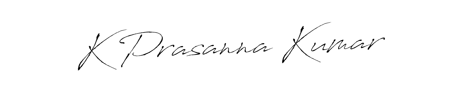 Make a beautiful signature design for name K Prasanna Kumar. Use this online signature maker to create a handwritten signature for free. K Prasanna Kumar signature style 6 images and pictures png