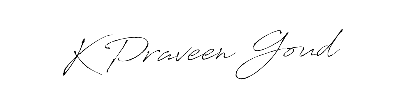 Similarly Antro_Vectra is the best handwritten signature design. Signature creator online .You can use it as an online autograph creator for name K Praveen Goud. K Praveen Goud signature style 6 images and pictures png