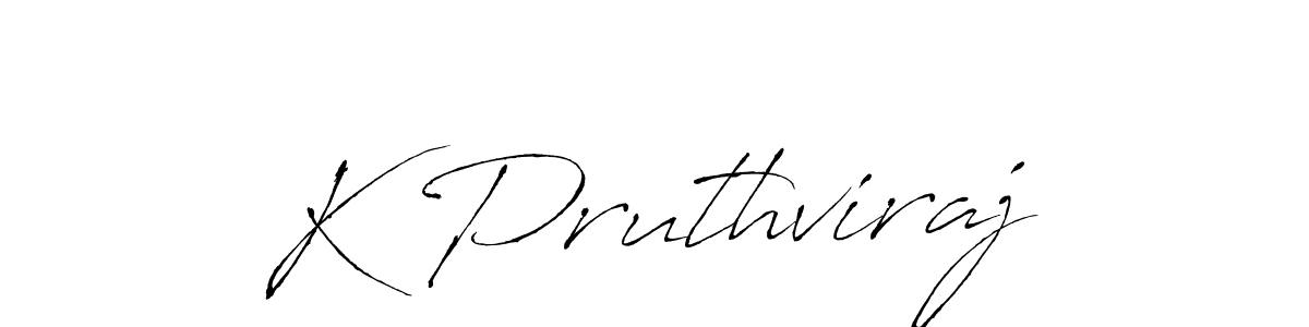Also we have K Pruthviraj name is the best signature style. Create professional handwritten signature collection using Antro_Vectra autograph style. K Pruthviraj signature style 6 images and pictures png