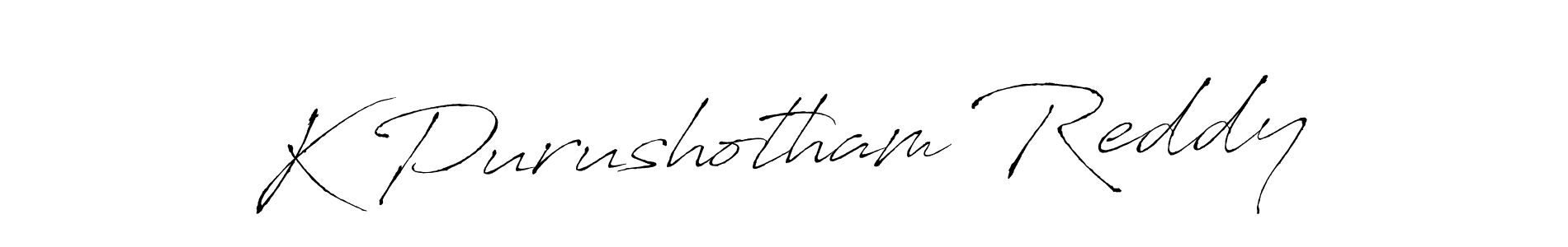 Similarly Antro_Vectra is the best handwritten signature design. Signature creator online .You can use it as an online autograph creator for name K Purushotham Reddy. K Purushotham Reddy signature style 6 images and pictures png