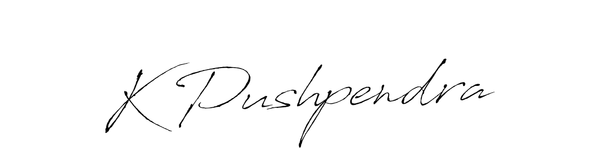 Similarly Antro_Vectra is the best handwritten signature design. Signature creator online .You can use it as an online autograph creator for name K Pushpendra. K Pushpendra signature style 6 images and pictures png