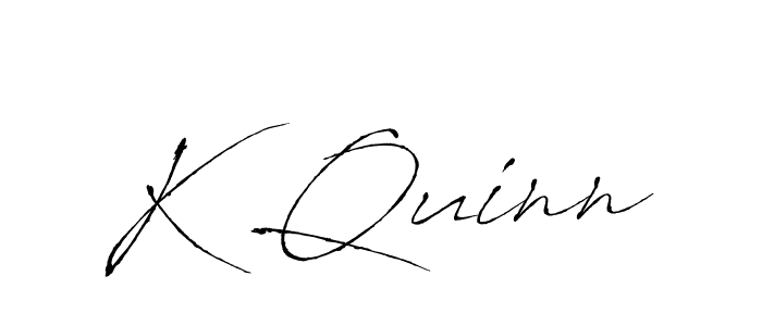 Also we have K Quinn name is the best signature style. Create professional handwritten signature collection using Antro_Vectra autograph style. K Quinn signature style 6 images and pictures png