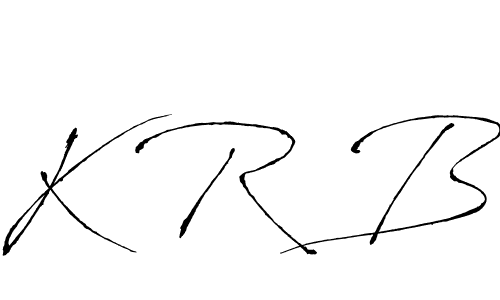 How to Draw K R B signature style? Antro_Vectra is a latest design signature styles for name K R B. K R B signature style 6 images and pictures png