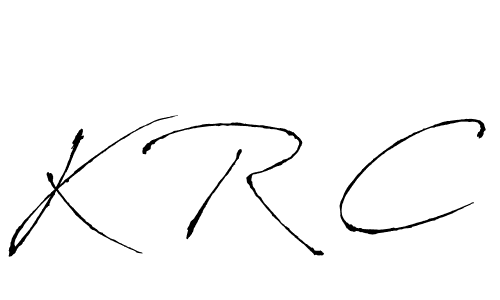 Make a beautiful signature design for name K R C. Use this online signature maker to create a handwritten signature for free. K R C signature style 6 images and pictures png