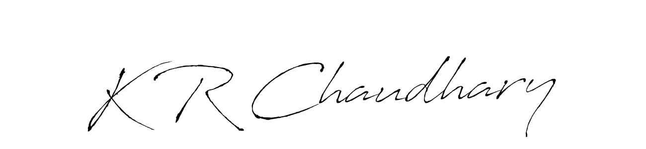 You can use this online signature creator to create a handwritten signature for the name K R Chaudhary. This is the best online autograph maker. K R Chaudhary signature style 6 images and pictures png