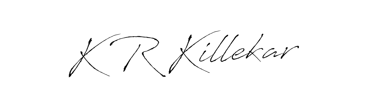 You can use this online signature creator to create a handwritten signature for the name K R Killekar. This is the best online autograph maker. K R Killekar signature style 6 images and pictures png