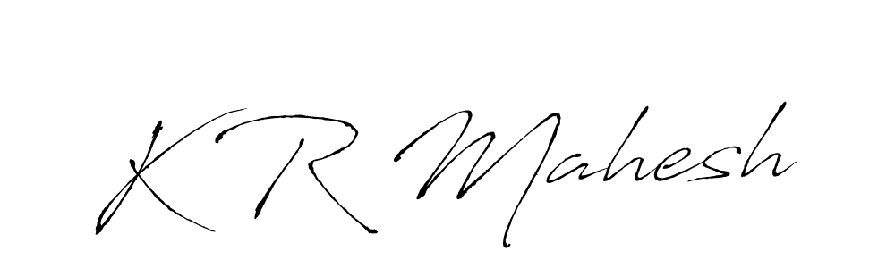 It looks lik you need a new signature style for name K R Mahesh. Design unique handwritten (Antro_Vectra) signature with our free signature maker in just a few clicks. K R Mahesh signature style 6 images and pictures png