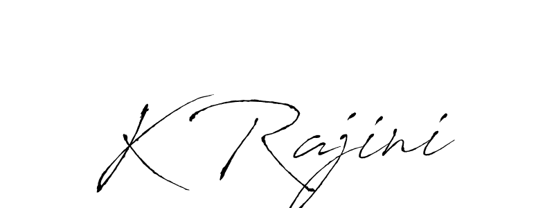 Also we have K Rajini name is the best signature style. Create professional handwritten signature collection using Antro_Vectra autograph style. K Rajini signature style 6 images and pictures png