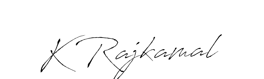 How to make K Rajkamal signature? Antro_Vectra is a professional autograph style. Create handwritten signature for K Rajkamal name. K Rajkamal signature style 6 images and pictures png