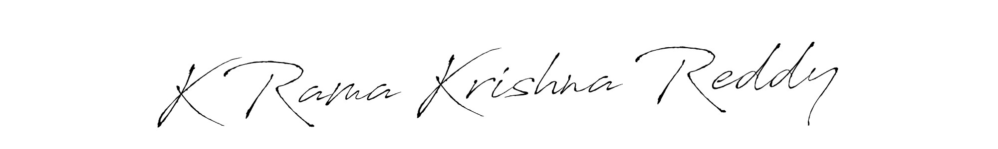 You can use this online signature creator to create a handwritten signature for the name K Rama Krishna Reddy. This is the best online autograph maker. K Rama Krishna Reddy signature style 6 images and pictures png