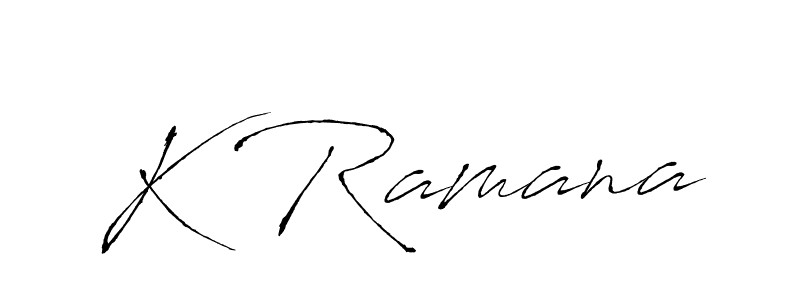 Similarly Antro_Vectra is the best handwritten signature design. Signature creator online .You can use it as an online autograph creator for name K Ramana. K Ramana signature style 6 images and pictures png
