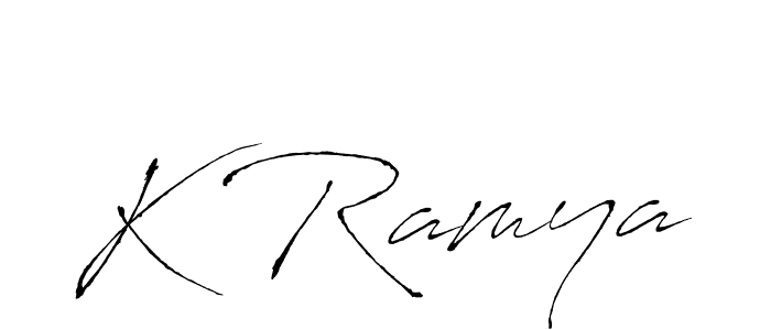 See photos of K Ramya official signature by Spectra . Check more albums & portfolios. Read reviews & check more about Antro_Vectra font. K Ramya signature style 6 images and pictures png