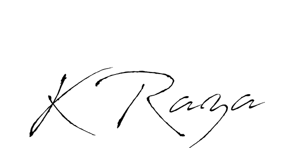 Similarly Antro_Vectra is the best handwritten signature design. Signature creator online .You can use it as an online autograph creator for name K Raza. K Raza signature style 6 images and pictures png