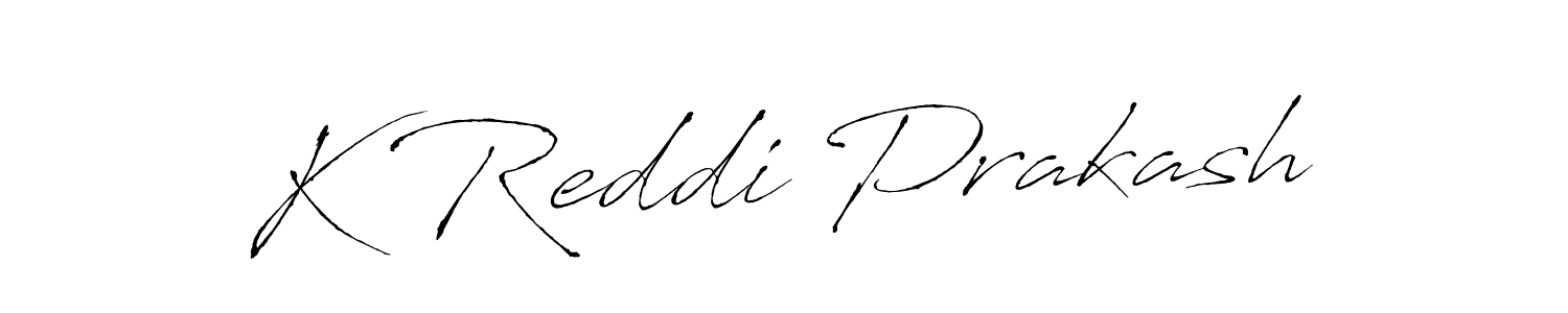 You should practise on your own different ways (Antro_Vectra) to write your name (K Reddi Prakash) in signature. don't let someone else do it for you. K Reddi Prakash signature style 6 images and pictures png