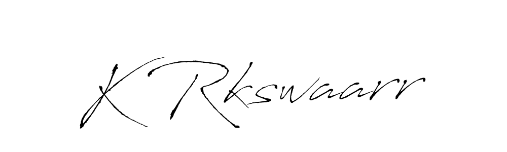 Also we have K Rkswaarr name is the best signature style. Create professional handwritten signature collection using Antro_Vectra autograph style. K Rkswaarr signature style 6 images and pictures png