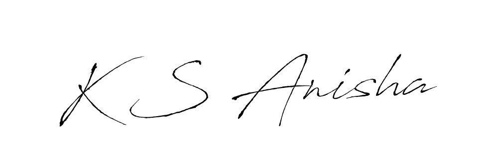 Similarly Antro_Vectra is the best handwritten signature design. Signature creator online .You can use it as an online autograph creator for name K S Anisha. K S Anisha signature style 6 images and pictures png