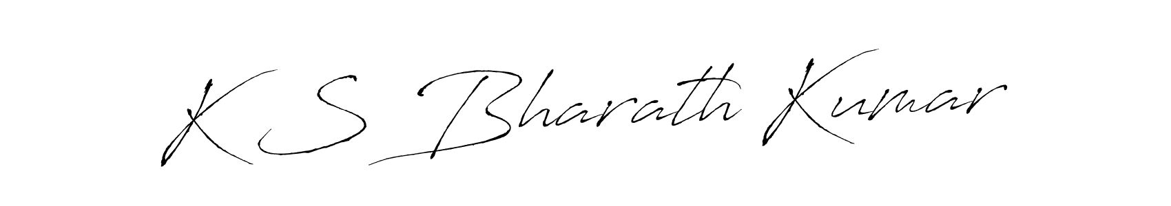 K S Bharath Kumar stylish signature style. Best Handwritten Sign (Antro_Vectra) for my name. Handwritten Signature Collection Ideas for my name K S Bharath Kumar. K S Bharath Kumar signature style 6 images and pictures png