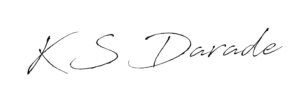 You can use this online signature creator to create a handwritten signature for the name K S Darade. This is the best online autograph maker. K S Darade signature style 6 images and pictures png