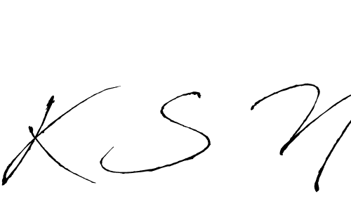 This is the best signature style for the K S N name. Also you like these signature font (Antro_Vectra). Mix name signature. K S N signature style 6 images and pictures png