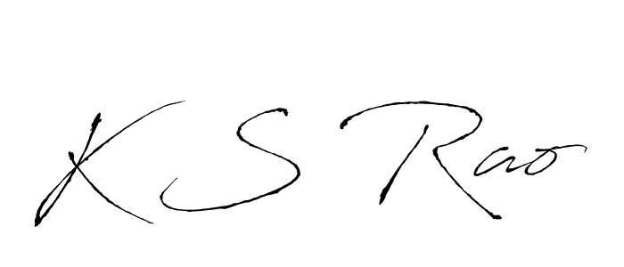 How to make K S Rao name signature. Use Antro_Vectra style for creating short signs online. This is the latest handwritten sign. K S Rao signature style 6 images and pictures png