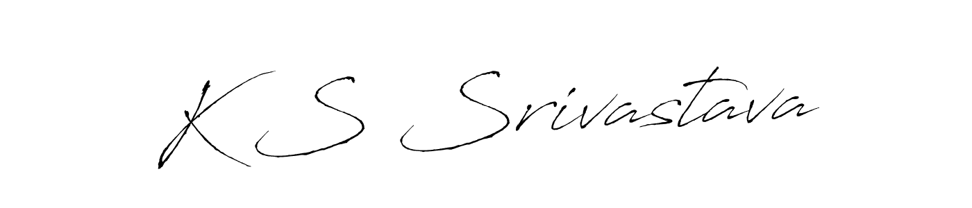 Use a signature maker to create a handwritten signature online. With this signature software, you can design (Antro_Vectra) your own signature for name K S Srivastava. K S Srivastava signature style 6 images and pictures png