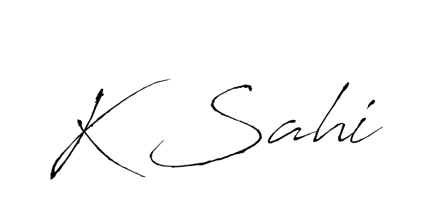 Make a beautiful signature design for name K Sahi. Use this online signature maker to create a handwritten signature for free. K Sahi signature style 6 images and pictures png