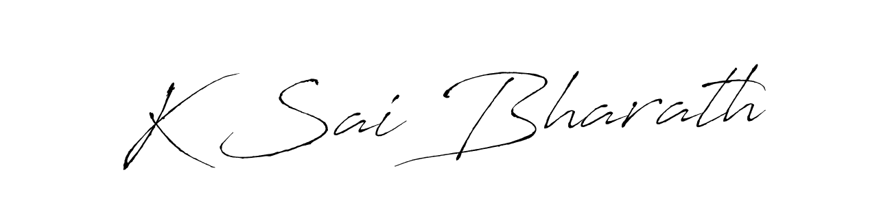 It looks lik you need a new signature style for name K Sai Bharath. Design unique handwritten (Antro_Vectra) signature with our free signature maker in just a few clicks. K Sai Bharath signature style 6 images and pictures png